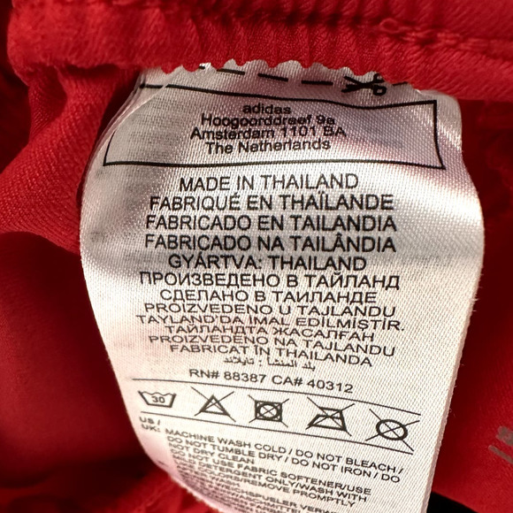 Adidas Condivo Match Day Shorts-Kids Size L 13-14Y-Red-EUC - Picture 6 of 6